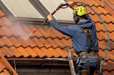 Démoussage et hydrofuge de toiture à Esparron